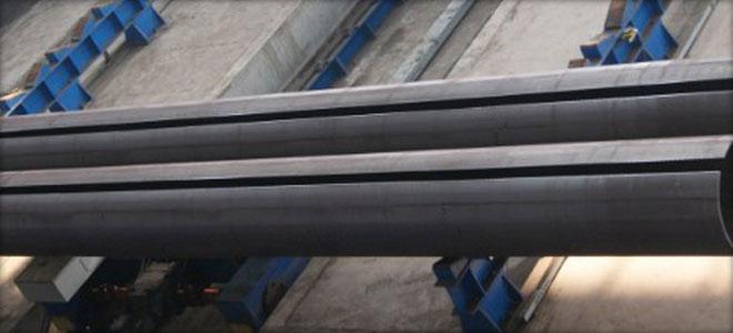 Colora aço carbono da tubulação de aço estrutural revestida de ERW/LSAW para o transporte do gás/óleo